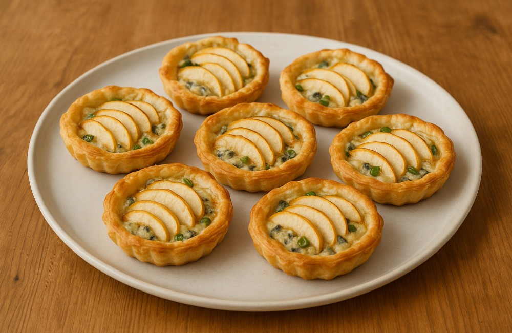Roquefort appeltaartje Roquefort appeltaartje